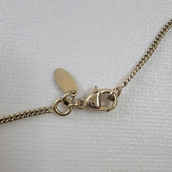 CHANEL CC Logo Gold Plated x Pearl Gold Necklace - Picture 7 of 7